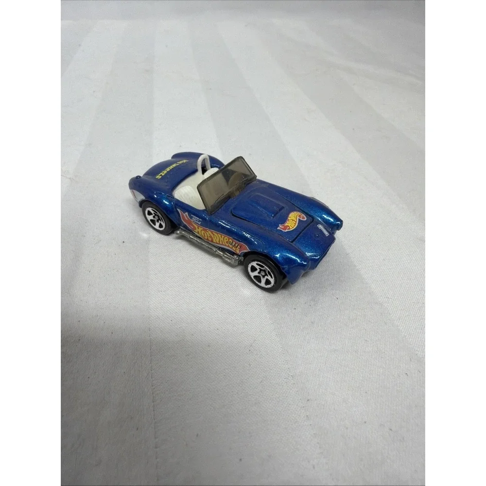 Vintage HOT WHEELS SHELBY COBRA MADE MALAYSIA 1982 METALLIC BLUE